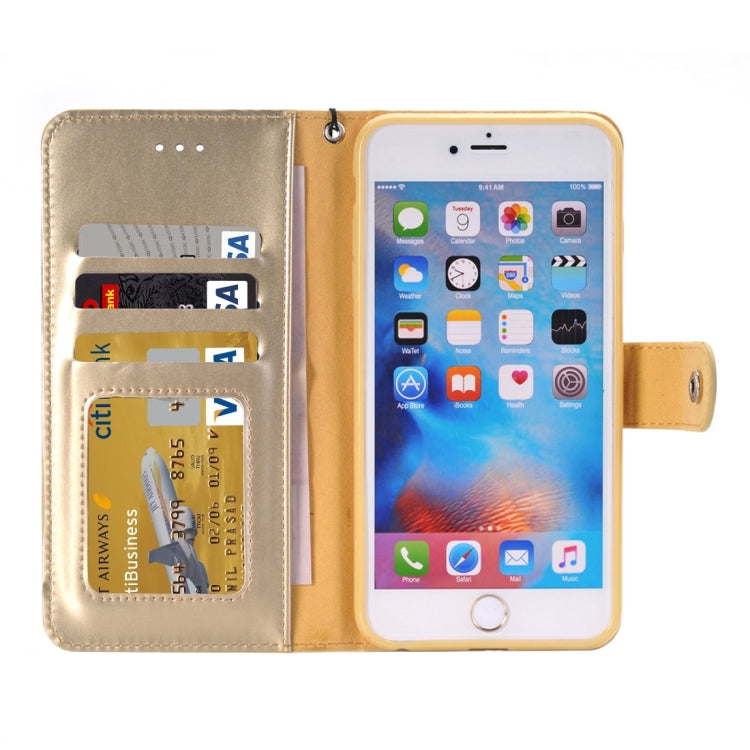 For iPhone 6 Horizontal Flip TPU + PU Leather Case with Holder & Card Slots & Wallet