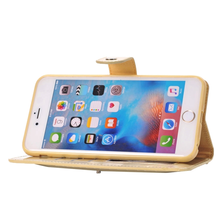 For iPhone 6 Horizontal Flip TPU + PU Leather Case with Holder & Card Slots & Wallet