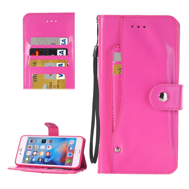 For iPhone 6 Horizontal Flip TPU + PU Leather Case with Holder & Card Slots & Wallet