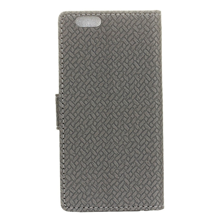 For iPhone 6 & 6s Weaving Texture Horizontal Flip PU Leather Case with Magnetic Buckle & Holder & Card Slots & Wallet & Photo Frame