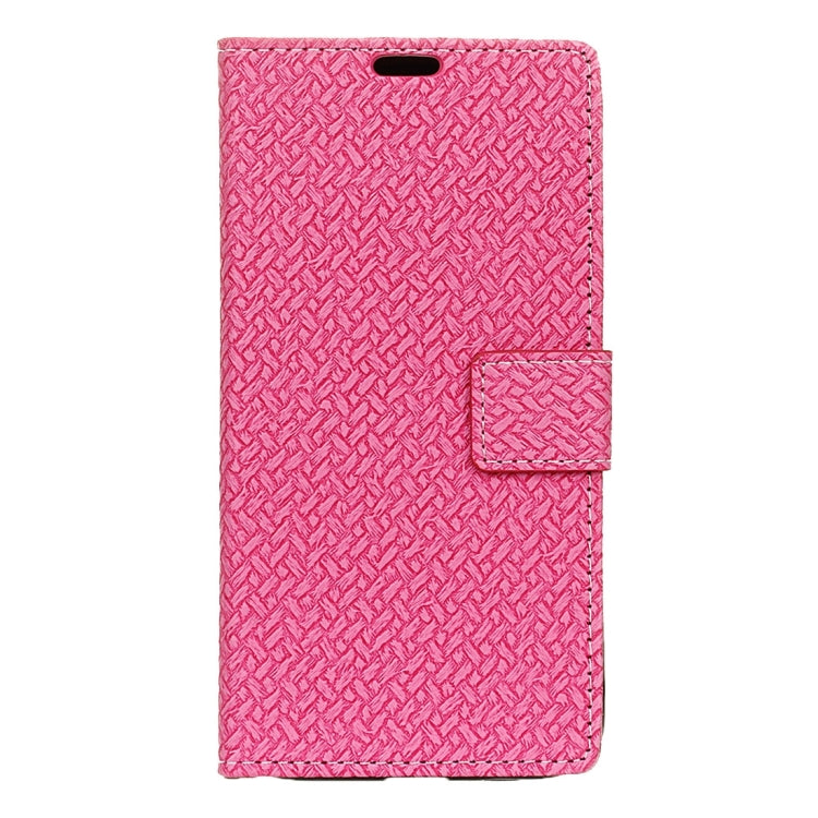 For iPhone 6 & 6s Weaving Texture Horizontal Flip PU Leather Case with Magnetic Buckle & Holder & Card Slots & Wallet & Photo Frame