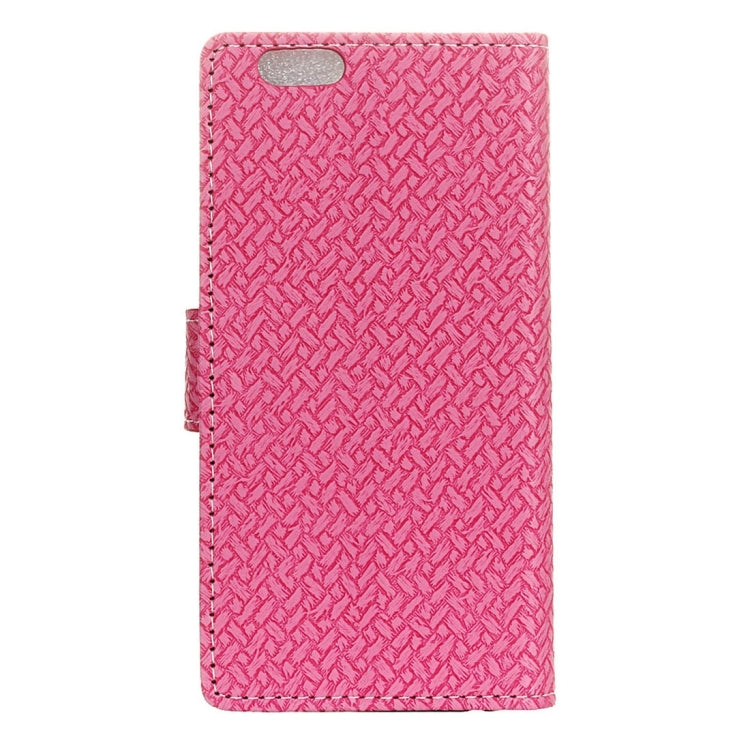 For iPhone 6 & 6s Weaving Texture Horizontal Flip PU Leather Case with Magnetic Buckle & Holder & Card Slots & Wallet & Photo Frame
