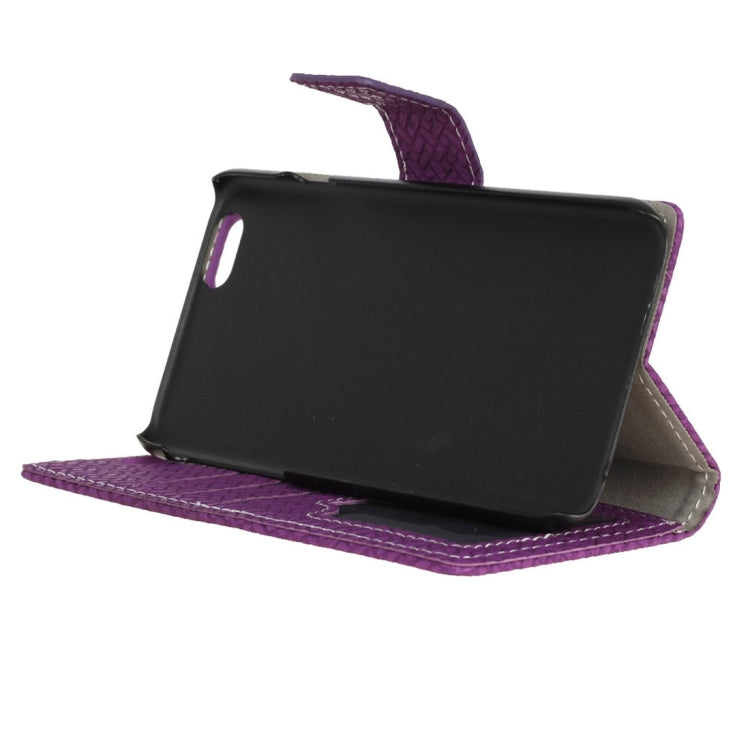 For iPhone 6 & 6s Weaving Texture Horizontal Flip PU Leather Case with Magnetic Buckle & Holder & Card Slots & Wallet & Photo Frame