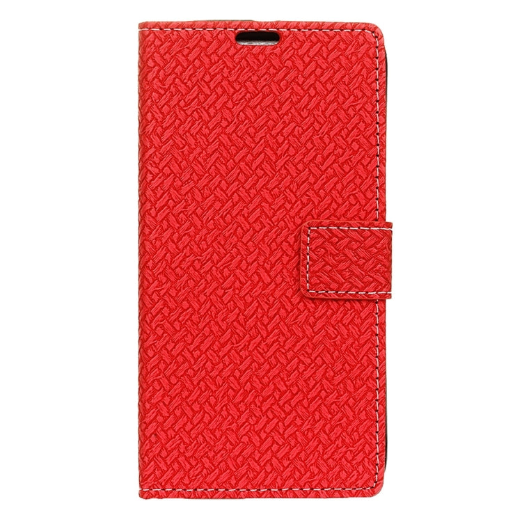 For iPhone 6 & 6s Weaving Texture Horizontal Flip PU Leather Case with Magnetic Buckle & Holder & Card Slots & Wallet & Photo Frame