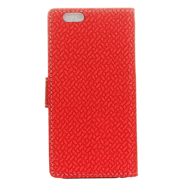 For iPhone 6 & 6s Weaving Texture Horizontal Flip PU Leather Case with Magnetic Buckle & Holder & Card Slots & Wallet & Photo Frame