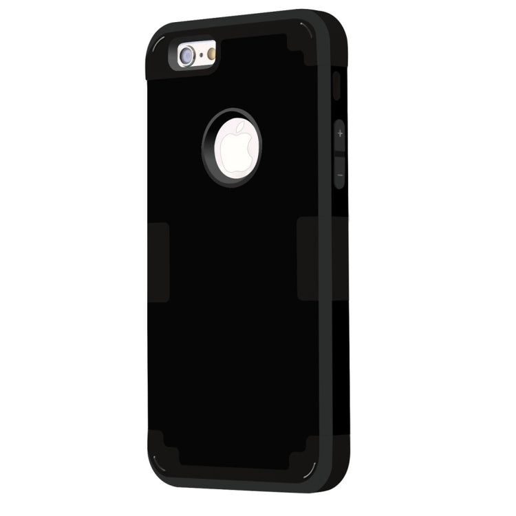 For iPhone 6 & 6s Separable Contrast Color PC + Silicone Combination Case