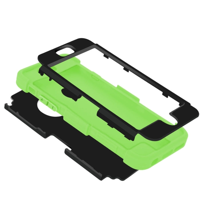 For iPhone 6 & 6s Separable Contrast Color PC + Silicone Combination Case