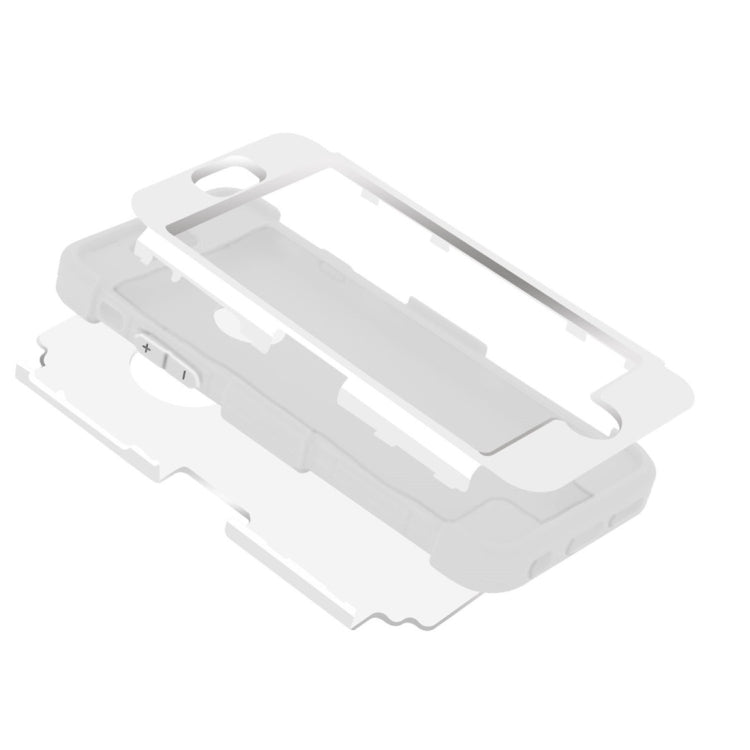 For iPhone 6 & 6s Separable Contrast Color PC + Silicone Combination Case