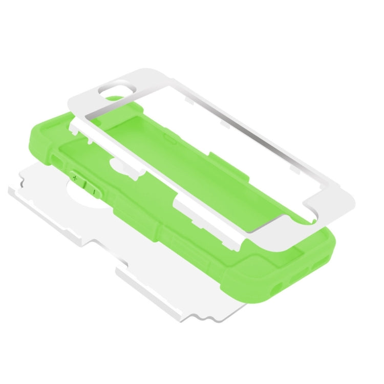 For iPhone 6 & 6s Separable Contrast Color PC + Silicone Combination Case