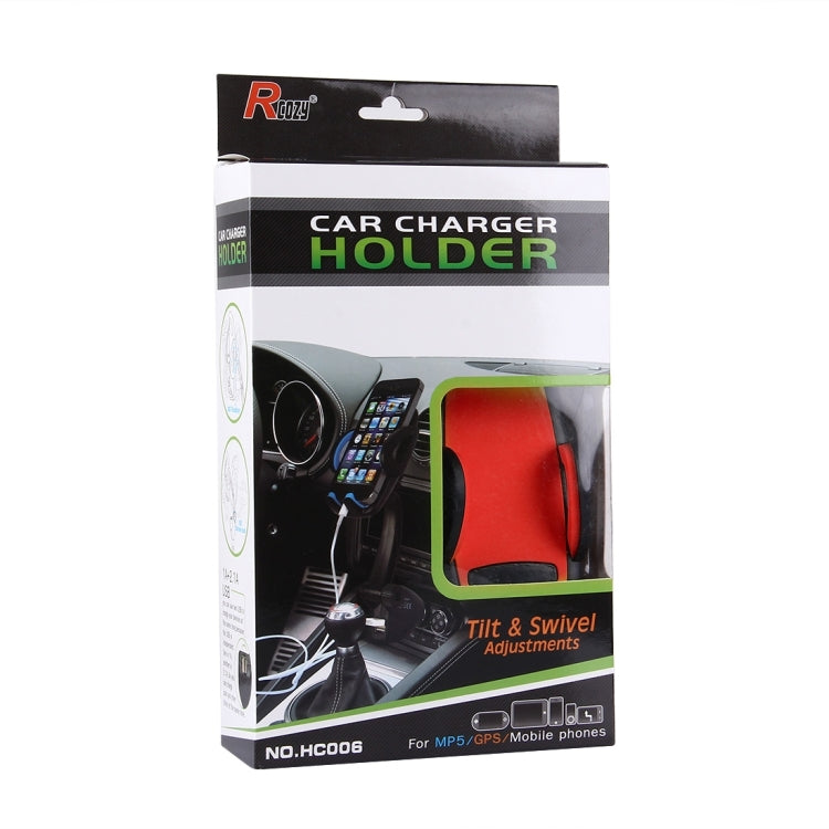 HC006 2 in 1 Car Charger & 360 Rotation Holder