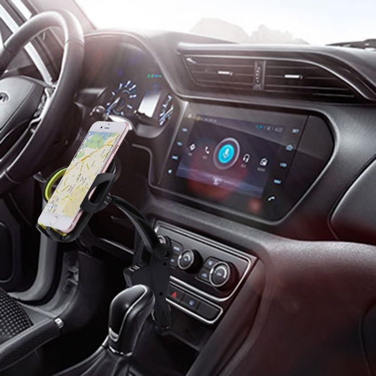 HC006 2 in 1 Car Charger & 360 Rotation Holder