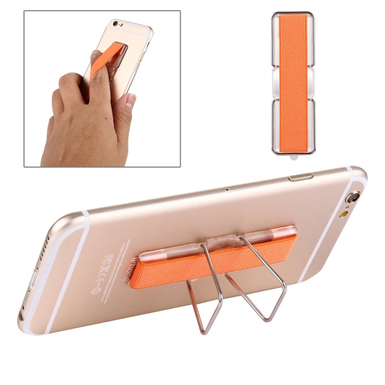 2 in 1 Adjustable Universal Mini Adhesive Holder Stand + Slim Finger Grip, Size: 7.3 x 2.2 x 0.3 cm