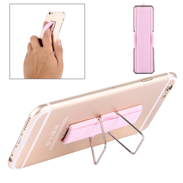 2 in 1 Adjustable Universal Mini Adhesive Holder Stand + Slim Finger Grip, Size: 7.3 x 2.2 x 0.3 cm