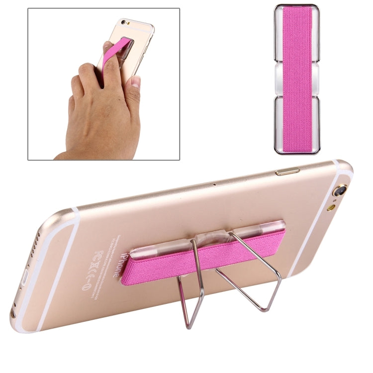 2 in 1 Adjustable Universal Mini Adhesive Holder Stand + Slim Finger Grip, Size: 7.3 x 2.2 x 0.3 cm