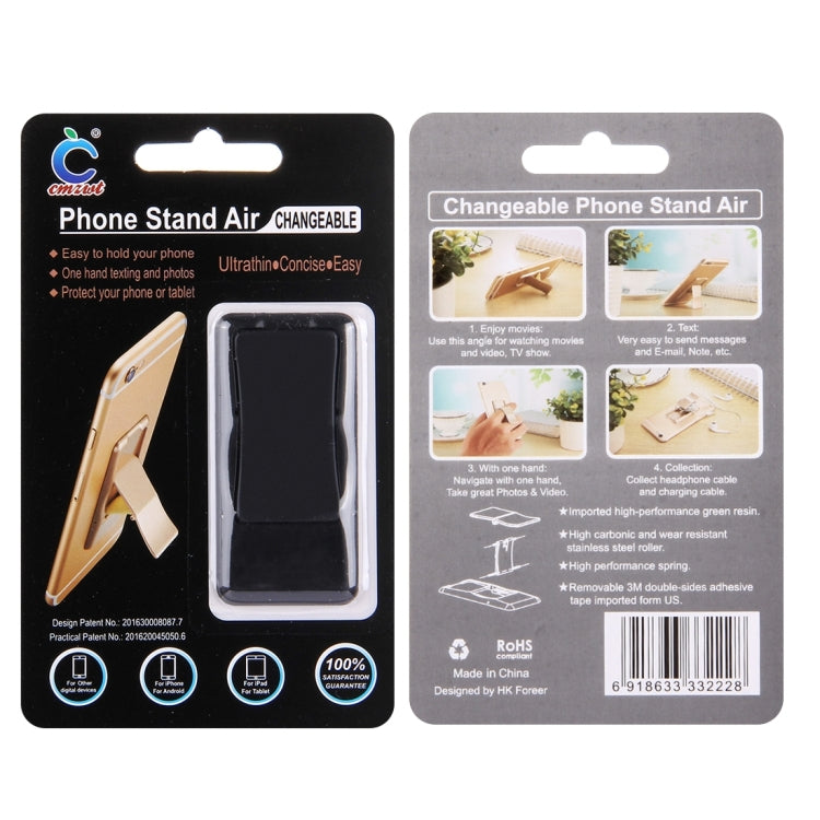 Concise Style Changeable Adjustable Universal Mini Adhesive Holder Stand, Size: 6.4 x 3.1 x 0.2 cm, For iPhone, Galaxy, Huawei, Xiaomi, LG, HTC and Tablets