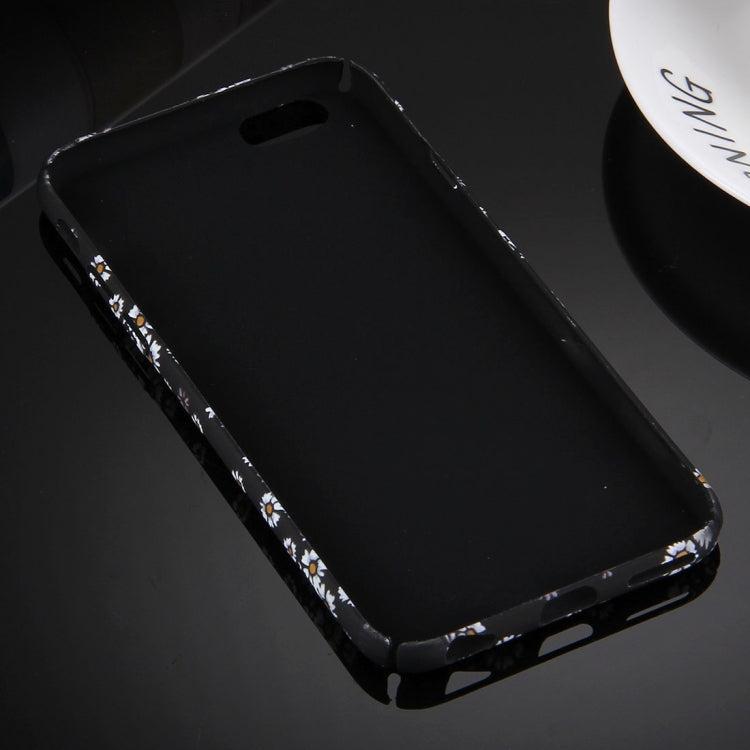 For iPhone 6 & 6s Water Decals Noctilucent Floral Pattern PC Protective Case