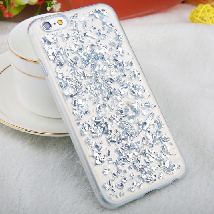 For iPhone 6 & 6s Scattered Platinum Pattern TPU Protective Case