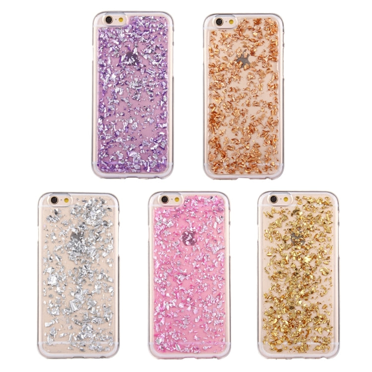 For iPhone 6 & 6s Scattered Platinum Pattern TPU Protective Case