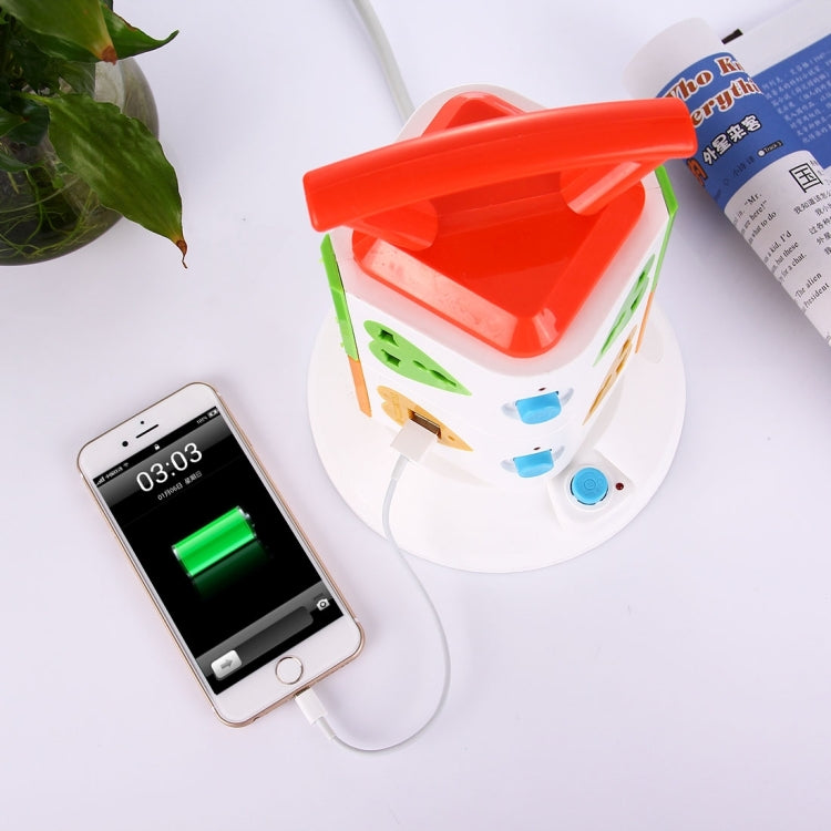 Vertical Type Multi Plug Universal 7 Outlets + 2 USB Ports Smart USB 250V AC Power Socket, AU Plug