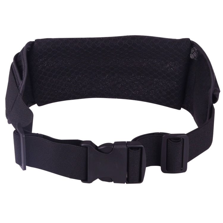 Multifunctional Outdoor Sports Mesh Breathable Fabric Waist Bag with Night Reflective Strip & Earphone Hole for iPhone, Samsung, Sony and other Phones (for Less Than 6 inch)
