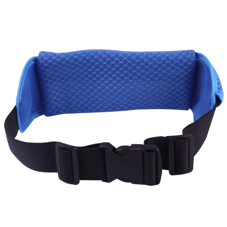 Multifunctional Outdoor Sports Mesh Breathable Fabric Waist Bag with Night Reflective Strip & Earphone Hole for iPhone, Samsung, Sony and other Phones (for Less Than 6 inch)