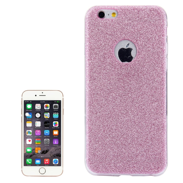 For iPhone 6 & 6s Glitter Powder Soft TPU Protective Cover Case