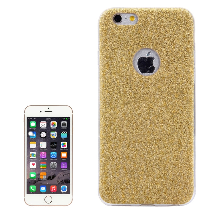 For iPhone 6 & 6s Glitter Powder Soft TPU Protective Cover Case