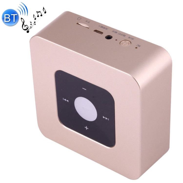 MP05 Multifunctional Wireless Bluetooth Speaker , with Mic & Touch Button, Support Hands-free Call & FM Radio & TF Card Music Play(Gold)