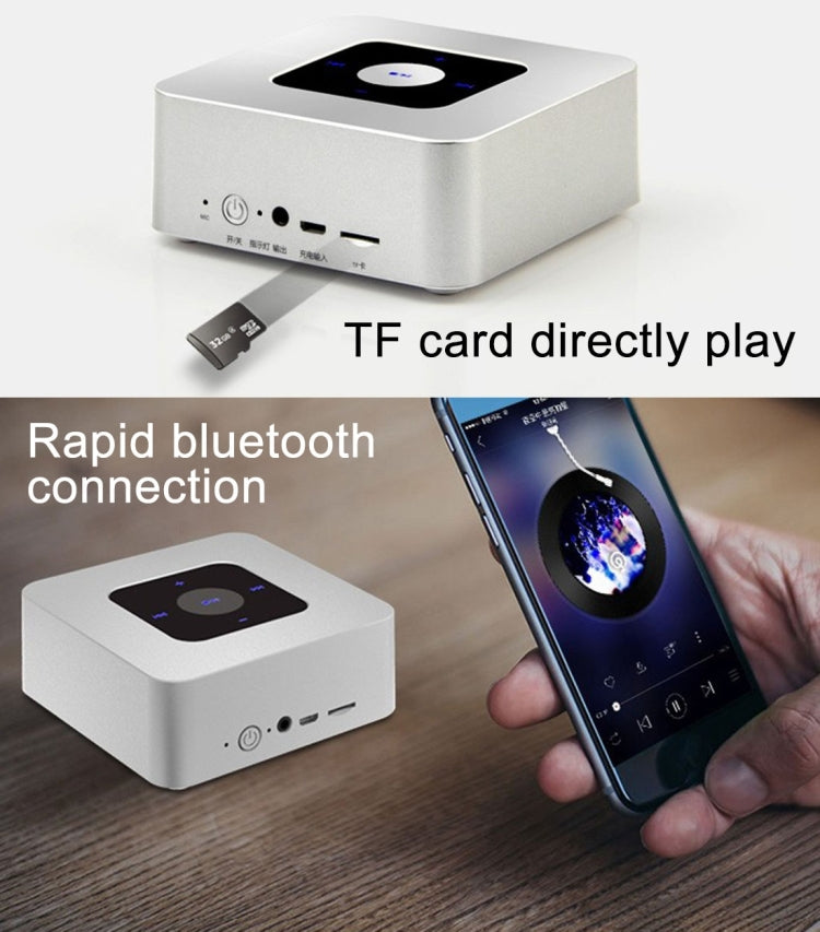 MP05 Multifunctional Wireless Bluetooth Speaker , with Mic & Touch Button, Support Hands-free Call & FM Radio & TF Card Music Play(Gold)