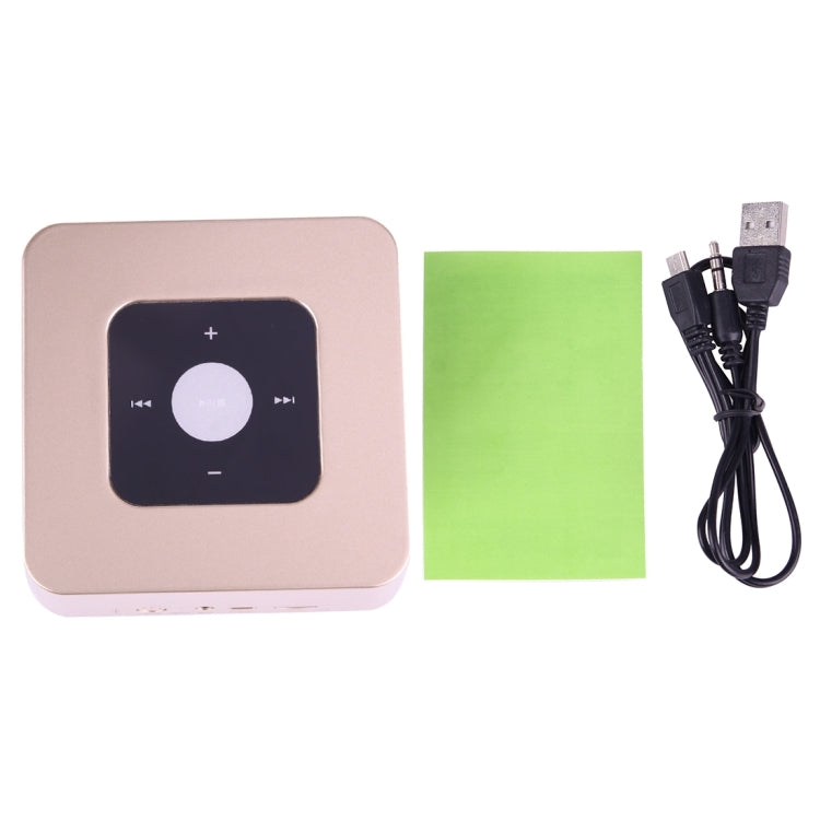 MP05 Multifunctional Wireless Bluetooth Speaker , with Mic & Touch Button, Support Hands-free Call & FM Radio & TF Card Music Play(Gold)