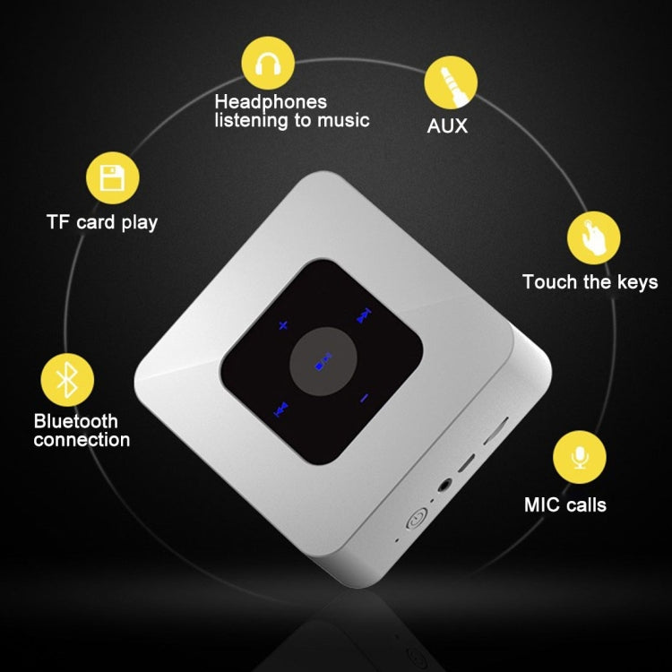 MP05 Multifunctional Wireless Bluetooth Speaker , with Mic & Touch Button, Support Hands-free Call & FM Radio & TF Card Music Play(Gold)