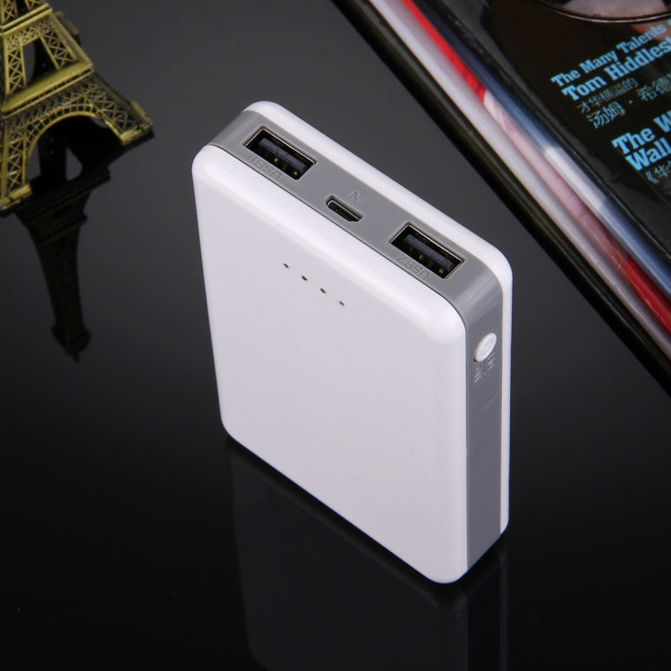 Portable High-efficiency 3 x 18650 Batteries Plastic Power Bank Shell Box with Dual USB Output & Heat Dissipation Hole , For iPhone, iPad, Samsung, LG, Sony Ericsson, MP4, PSP, Camera, Batteries Not Included