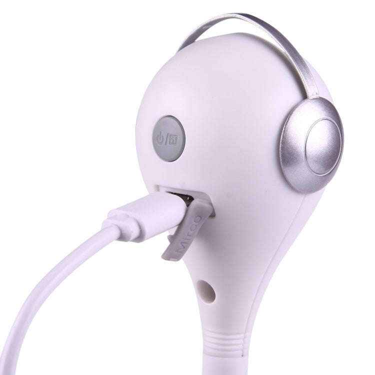 M1 Flexible Bendable Wearable Music Elves Bluetooth Speaker, Support Hands-free Call(Silver)