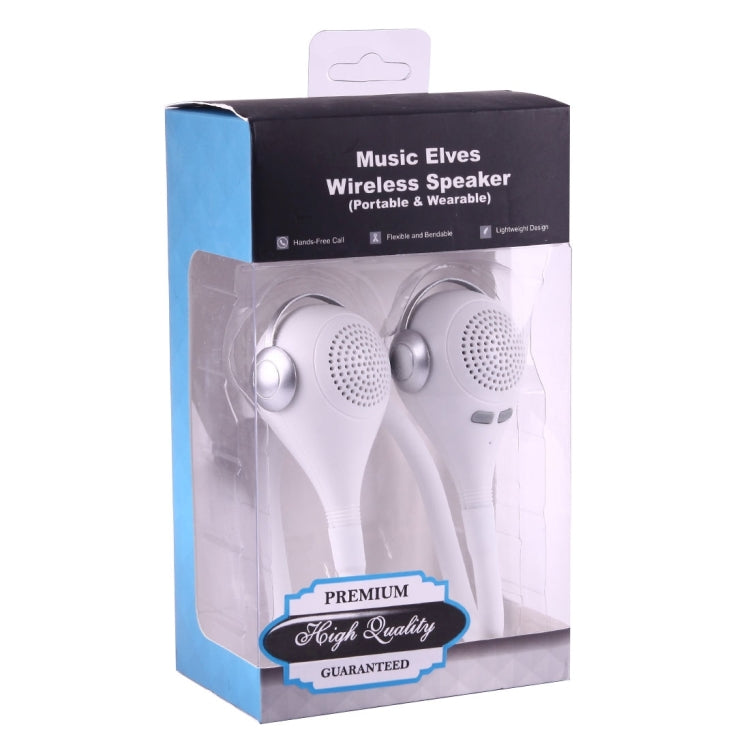M1 Flexible Bendable Wearable Music Elves Bluetooth Speaker, Support Hands-free Call(Silver)