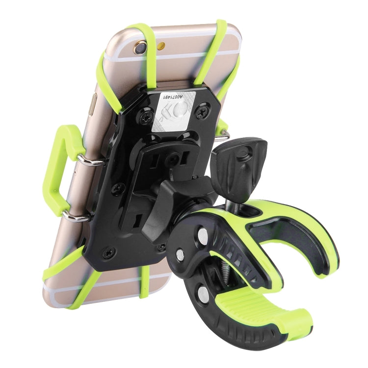 90 Degree Rotation Bicycle Phone Holder Outdoor Sports Mountain Bike Action Claw with Flexible Stretching Clip, Clip Width: 4-9cm