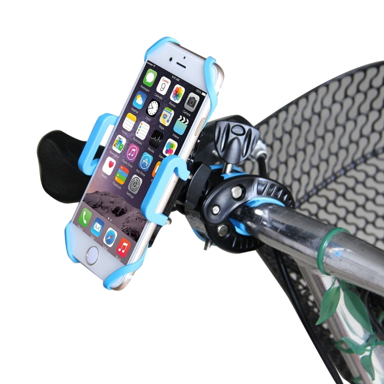 90 Degree Rotation Bicycle Phone Holder Outdoor Sports Mountain Bike Action Claw with Flexible Stretching Clip, Clip Width: 4-9cm