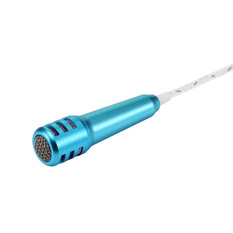 2 in 1 Mini Home KTV Handheld Microphone + 1.2M Stereo Earphone, For iPhone, Samsung, Huawei, Xiaomi, HTC and Other Smartphones, Tablet or Other Audio Device with 3.5mm Earphone Port
