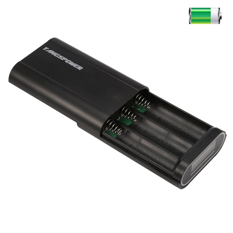 Portable High-efficiency 3 x 18650 Batteries Plastic Power Bank Shell Box with Battery Indication LCD Screen & Dual USB Output for iPhone, iPad, Samsung, LG, Sony Ericsson, MP4, PSP, Camera, Batteries Not Included
