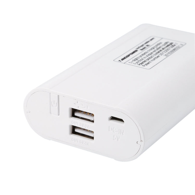 Portable High-efficiency 3 x 18650 Batteries Plastic Power Bank Shell Box with Battery Indication LCD Screen & Dual USB Output for iPhone, iPad, Samsung, LG, Sony Ericsson, MP4, PSP, Camera, Batteries Not Included
