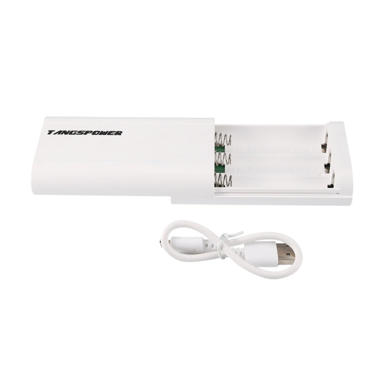 Portable High-efficiency 3 x 18650 Batteries Plastic Power Bank Shell Box with Battery Indication LCD Screen & Dual USB Output for iPhone, iPad, Samsung, LG, Sony Ericsson, MP4, PSP, Camera, Batteries Not Included
