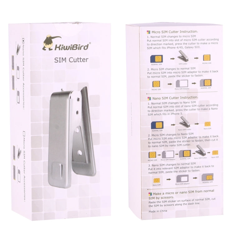 Nano SIM Card Metal Cutter, For iPhone 7 / iPhone 7 Plus / iPhone 6s & 6s Plus  / iPhone 6 & 6 Plus / iPhone 5 & 5s & 5c / iPhone 4 & 4S
