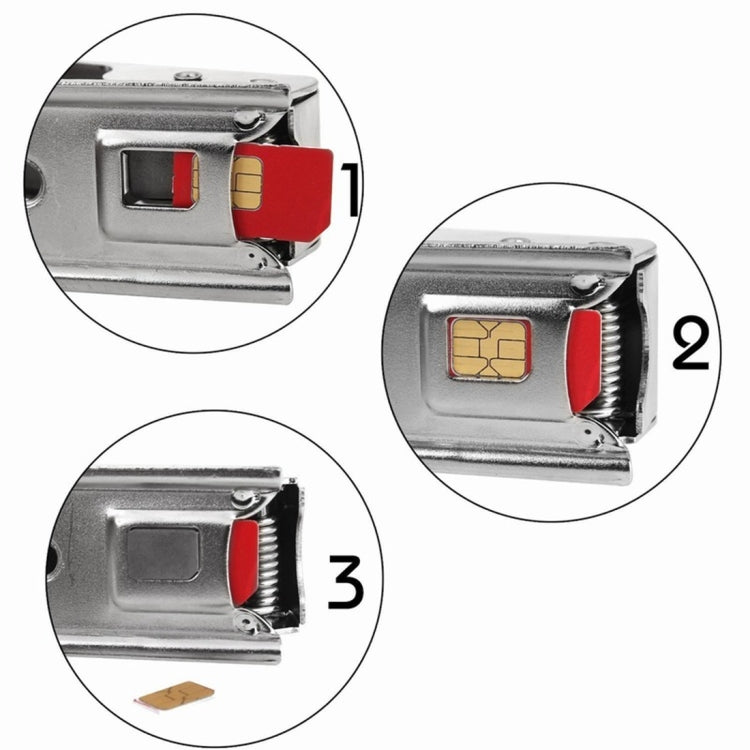 Nano SIM Card Metal Cutter, For iPhone 7 / iPhone 7 Plus / iPhone 6s & 6s Plus  / iPhone 6 & 6 Plus / iPhone 5 & 5s & 5c / iPhone 4 & 4S