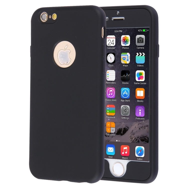 For iPhone 6 & 6s 360 Degrees Full Protection Soft TPU Back Cover + PC Front Combination Case