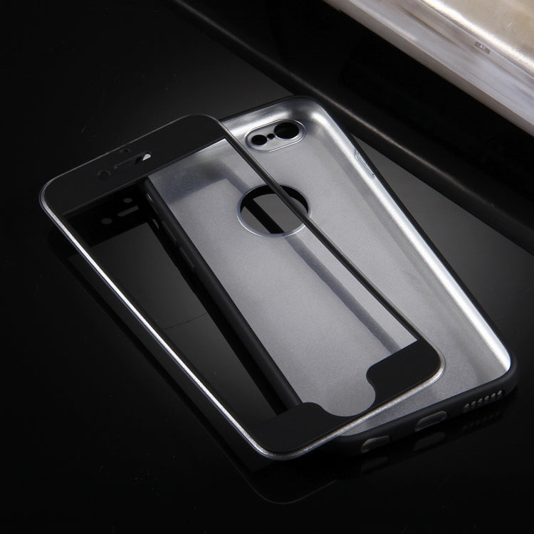 For iPhone 6 & 6s 360 Degrees Full Protection Soft TPU Back Cover + PC Front Combination Case