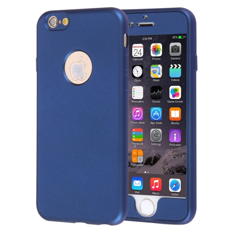 For iPhone 6 & 6s 360 Degrees Full Protection Soft TPU Back Cover + PC Front Combination Case