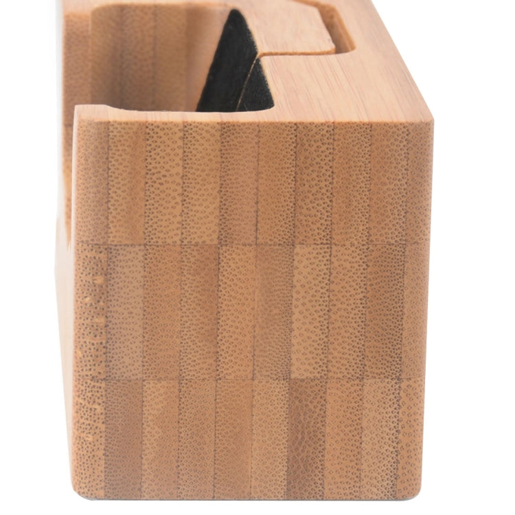 2 in 1 Bamboo Wooden Charger Holder for Apple Watch 38mm & 42mm / iPhone 6 Plus / iPhone 6