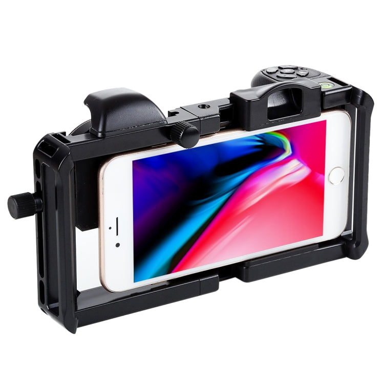 Cinema Mount 2 Professional Smartphone Stabilizer Rig Mount with Grip & 0.45X Super Wide Angle Macro Lens, For iPhone 8 & 7, iPhone 6 & 6s, 6 Plus & 6s Plus, and other Smartphones Screen Less Than 6.0 inch