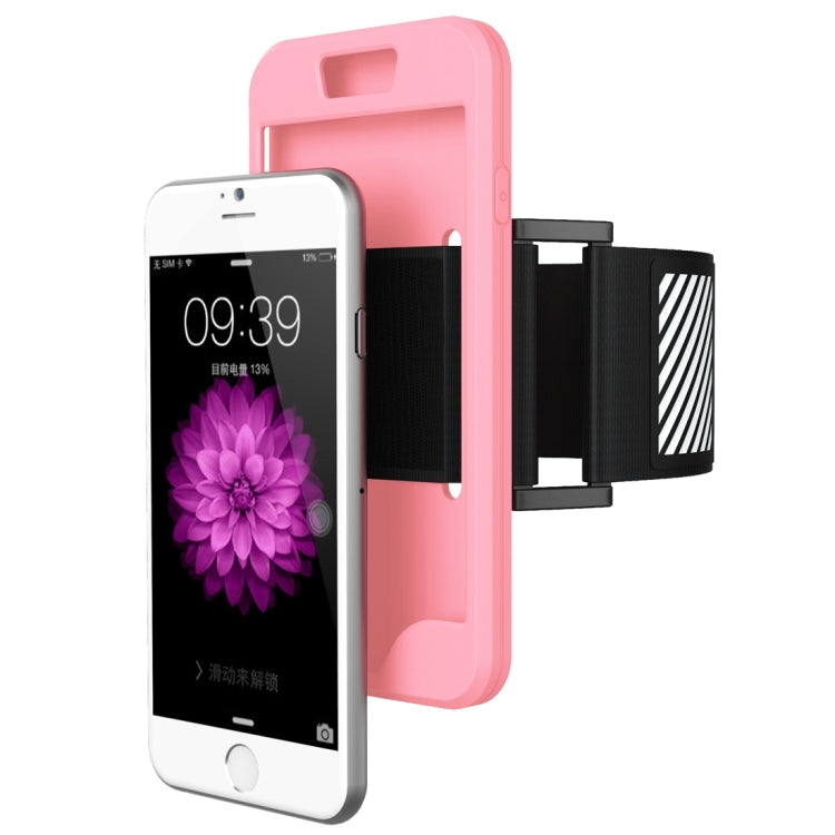 2 in 1 for iPhone 6 & 6s Dual Control  Sport Armband with Detachable Premium Silicone Case