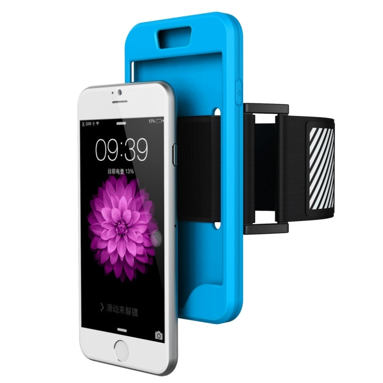 2 in 1 for iPhone 6 & 6s Dual Control  Sport Armband with Detachable Premium Silicone Case