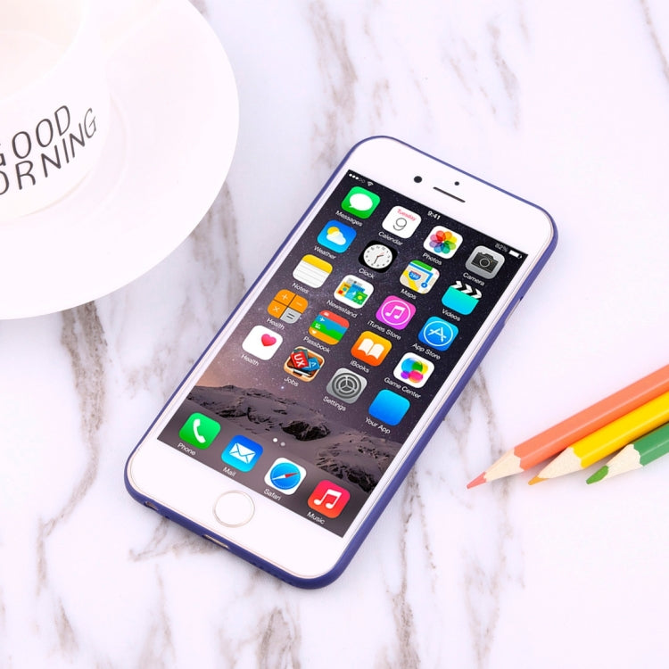 For iPhone 6 & 6s Carbon Fibre Texture PP Protective Back Cover Case